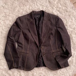 Denim blazer